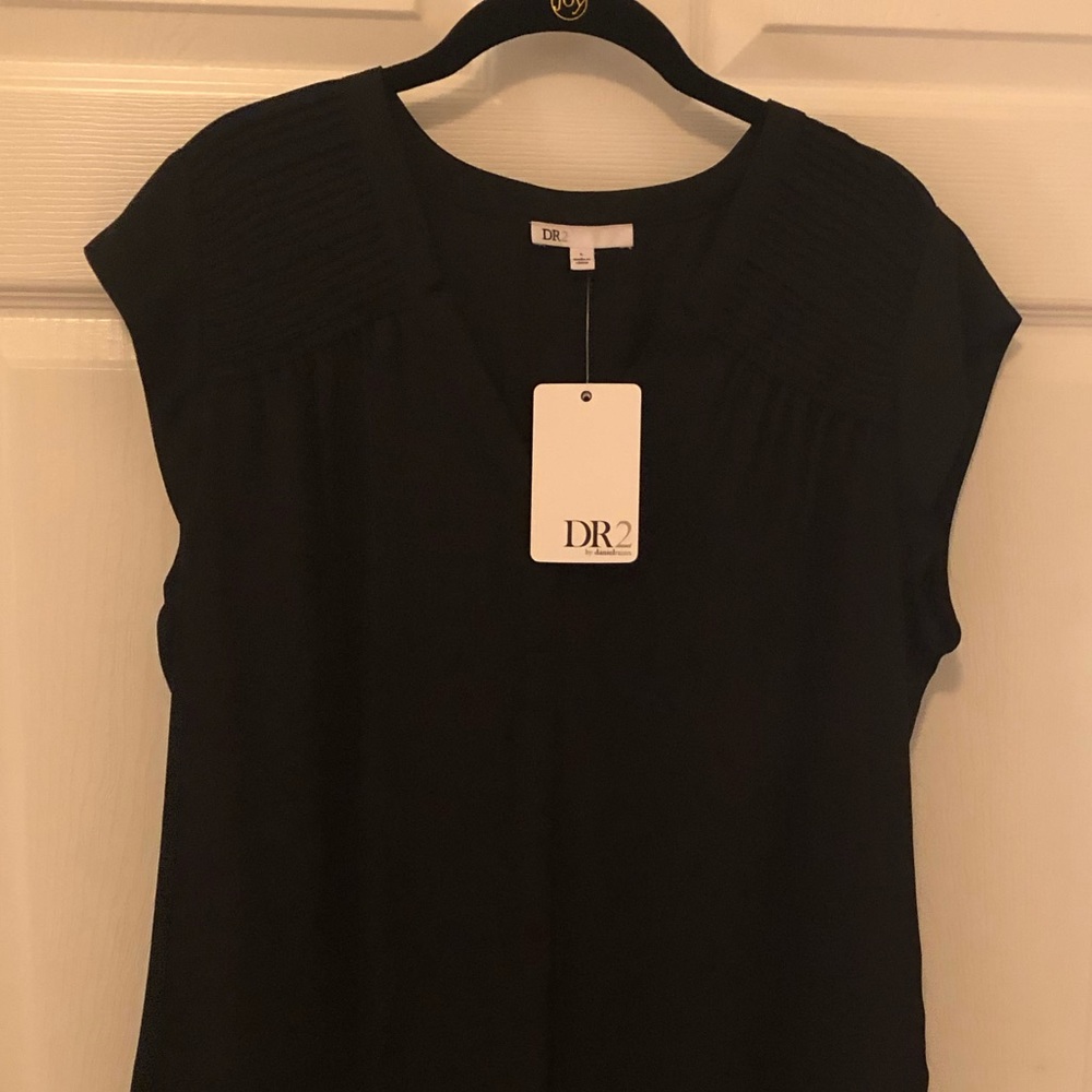 Black Daniel Rainn DR2 blouse NWT